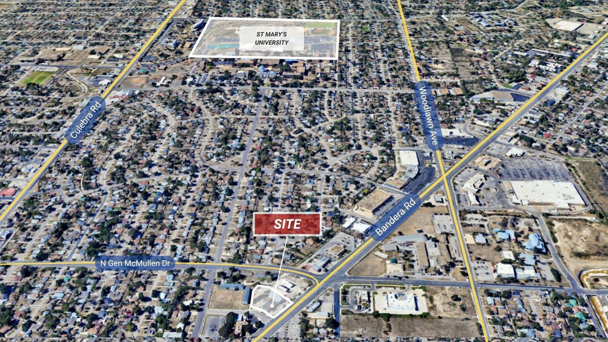 603 Bandera Rd – Corner Income-Producing Restaurant with Redevelopment Upside