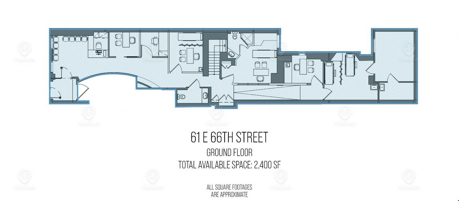 2,400 SF | 61 E 66th Street | Community Facility For Lease