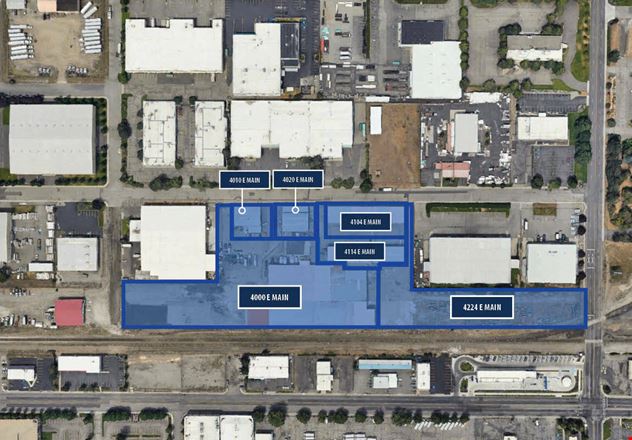 Preview of Industrial space for Rent at 4020 - 4224 E Main Ave