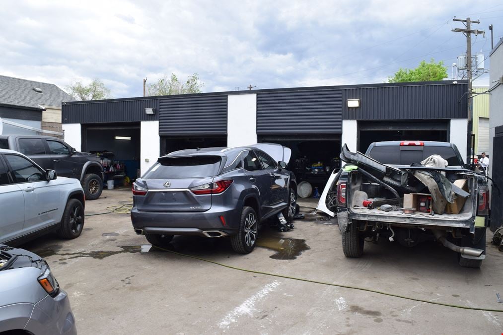 4,000 SF autobody repair shop w/ paint booth