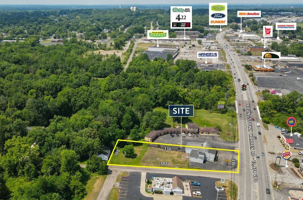 $1 Auction – Hard Corner 3,951 SF Retail Building | 13K VPD