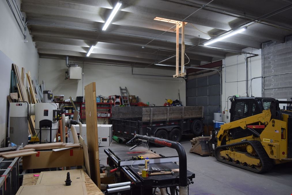 3,300 SF Warehouse space with an oversized drive-in door