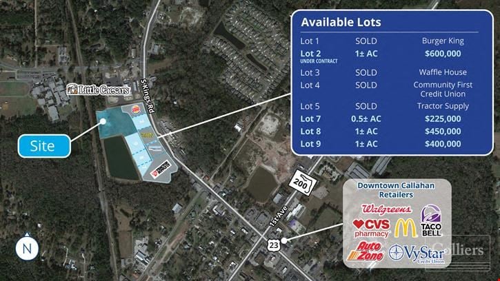 Callahan Station Outparcels for Sale