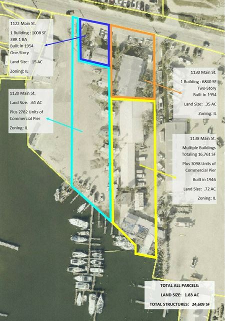 Preview of VacantLand space for Sale at 1120, 1122, 1130 & 1138 Main St