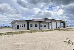 11,400 SF Shop/Office with 2 Drive Through Bays on 10+ Acres