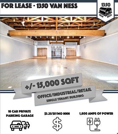Preview of Retail space for Rent at 1350 VAN NESS AVE