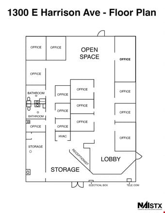 Preview of Office space for Rent at 1300 E Harrison Ave