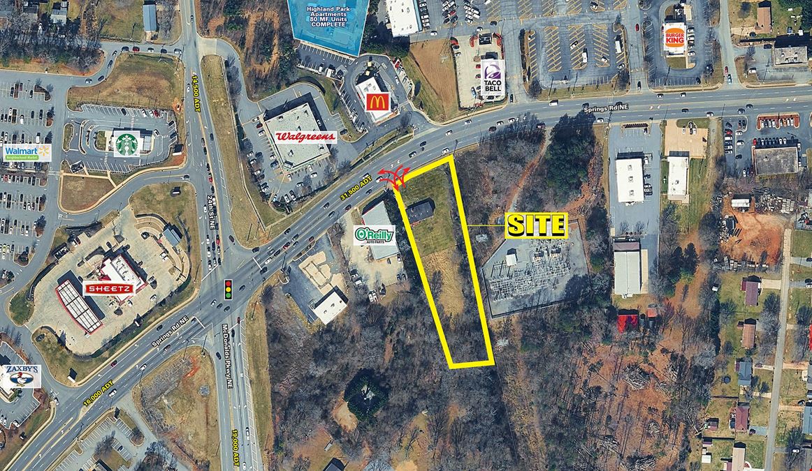 Springs Rd NE & McDonalds Pkwy NE