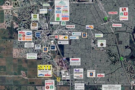 Preview of commercial space at NWC of Becker Rd & SW Village Pkwy