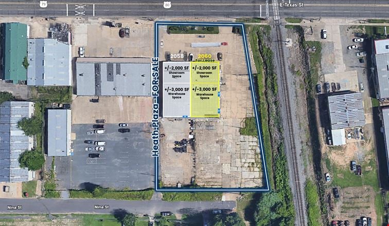 Preview of Retail space for Rent at 2058 - 2060 E Texas St