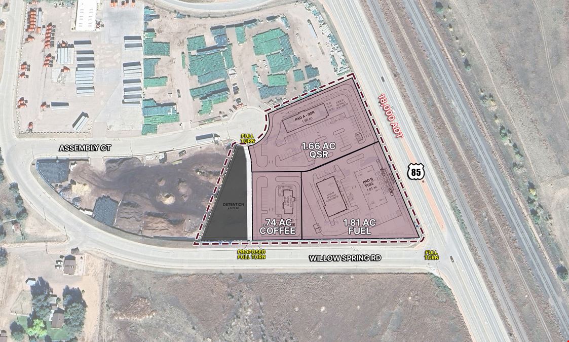 Willow Spring Road & Highway 85 - NWC
