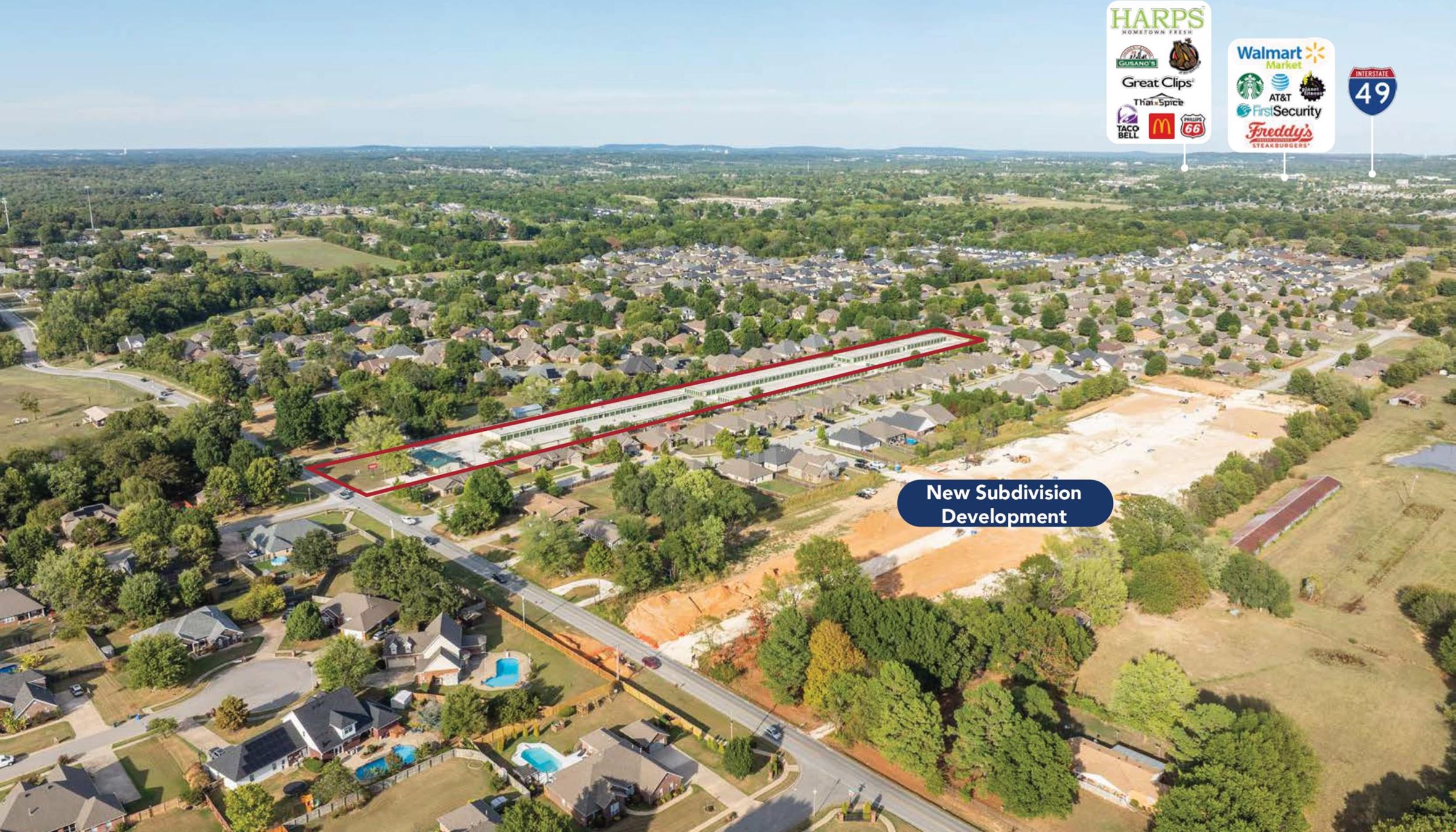 Self Storage Investment Offering | 406 N Double Springs Rd, Fayetteville, AR