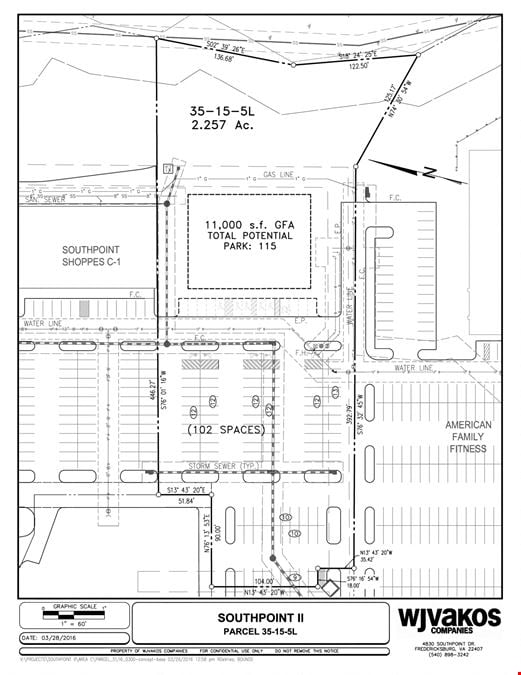 2.26 Acre Commercial Pad Site with Full Infrastructure and Paved Parking