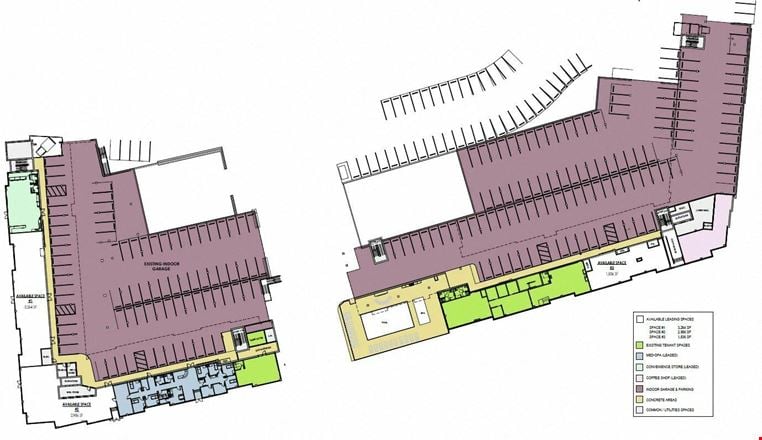 Preview of Retail space for Rent at 196 & 244 W Vine Street