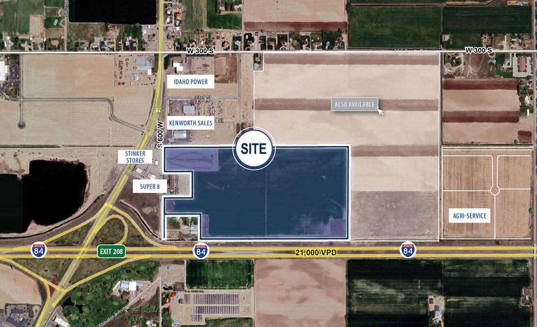 Great “Retail” Location with Several Hundred Feet of I-84 Frontage