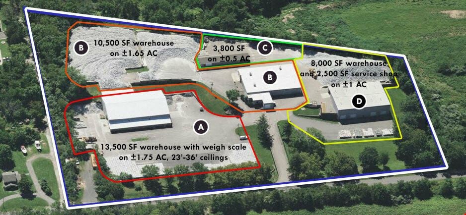 ±34,400 SF Industrial Facilities on ±8.22 AC for Lease