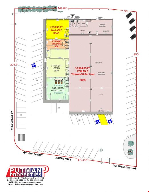 670 & 1,216 SQ.FT. FOR LEASE