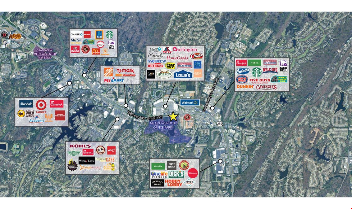 Retail Ground Lease - Hwy 280 - Meadow Brook