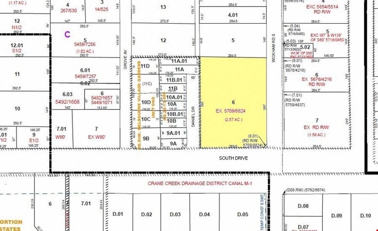 PRIME COMMERCIAL CORNER!! - 2.57 AC