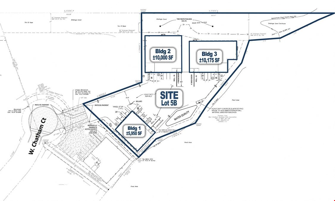 West Chatham Business Park | ±5,950 to ±10,175 SF Warehouse Space for Lease | Delivery 11/01/26
