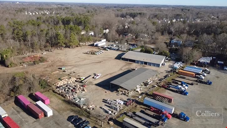 FOR LEASE | ±10,500 SF Facility with ±5.50 AC IOS