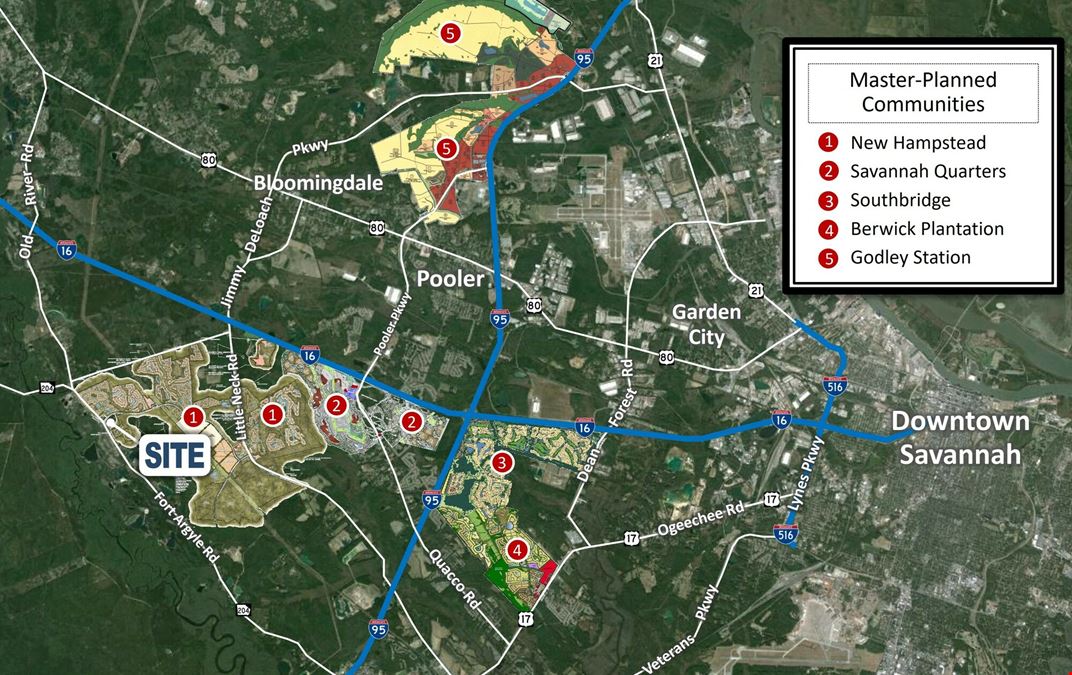 ±20 Commercial Acres at New Hampstead Entrance