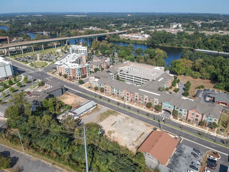 Prime Riverfront District Land + Building