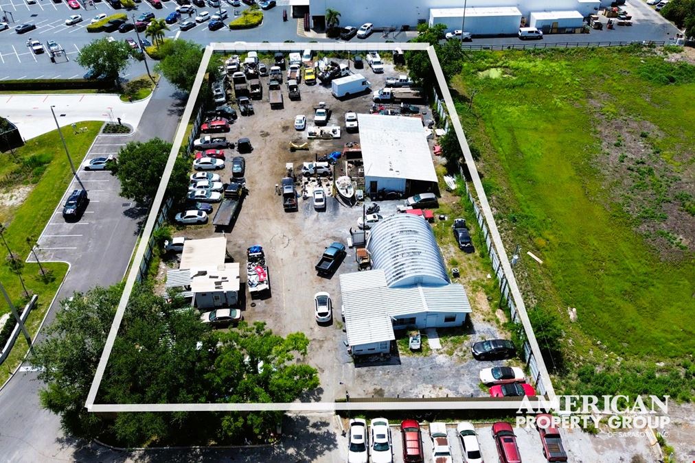 Fenced Heavy Industrial Site