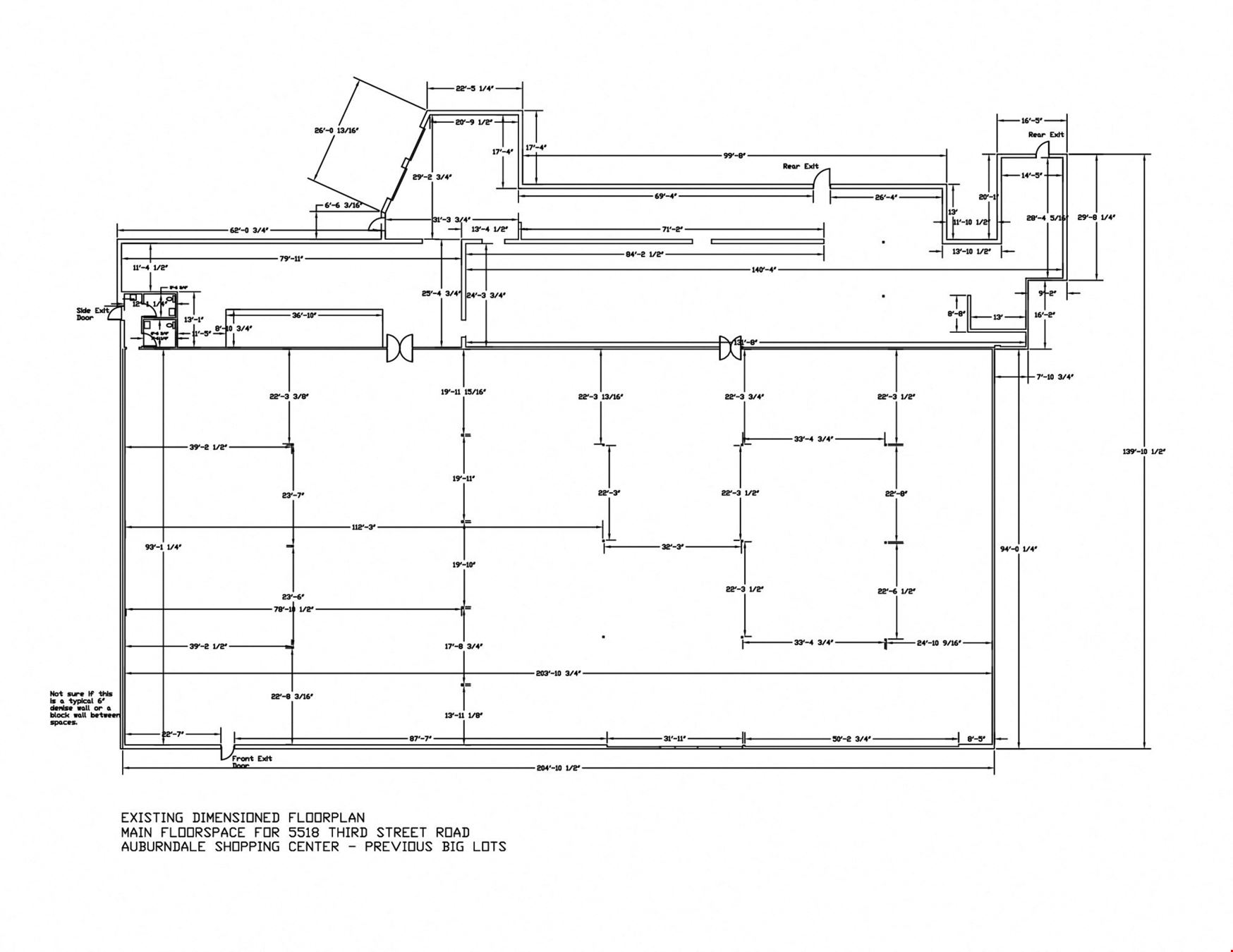 Large Retail Space for Lease