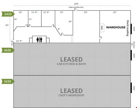 Preview of commercial space at 3433-3439 Lorna Ln