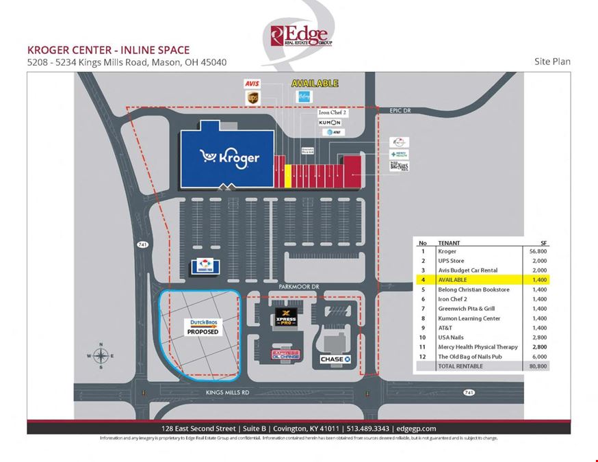 KROGER CENTER - INLINE SPACE