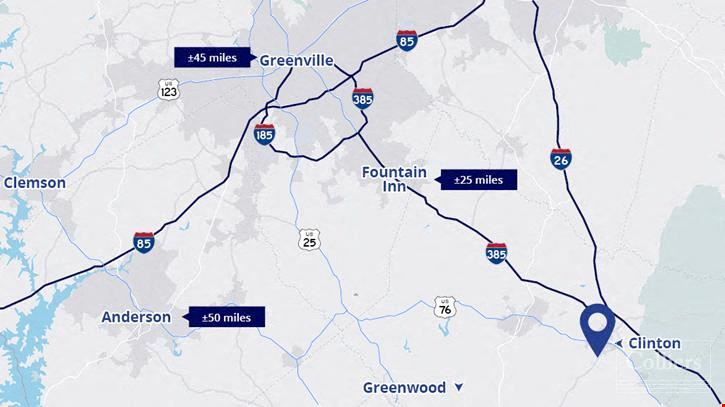 ±53.70-Acre Recreational Tract for Sale in Clinton, SC