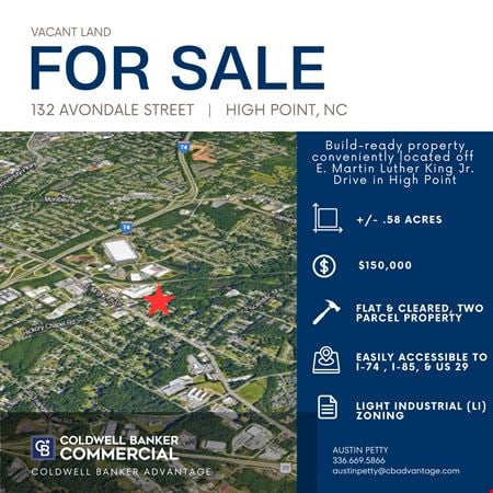 Preview of VacantLand space for Sale at 132 Avondale St