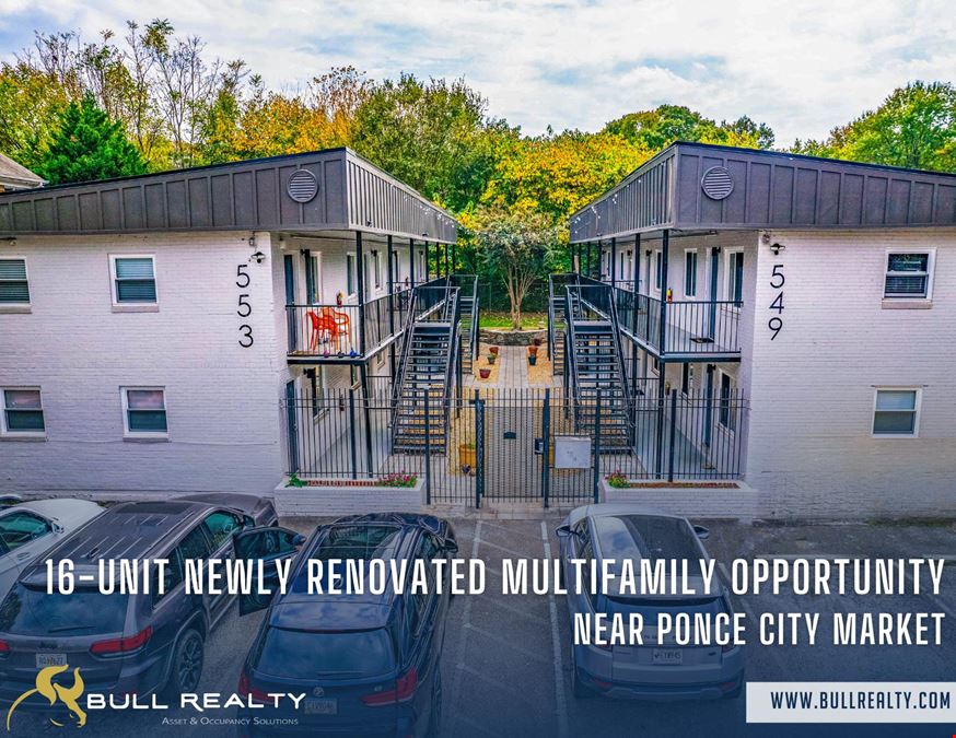 16-Unit Newly Renovated Multifamily Opportunity Near Ponce City Market