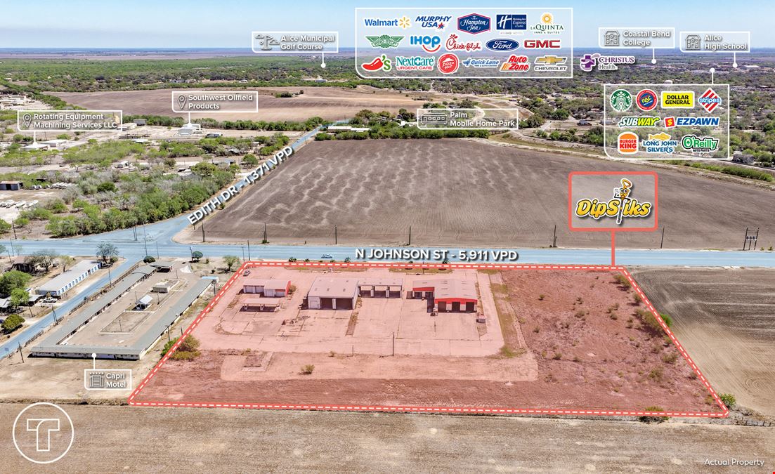 Oil Change/Truck Stop & 7 Acres