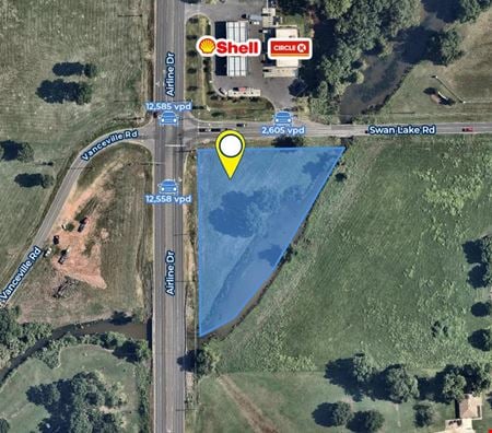 Preview of VacantLand space for Sale at SE Corner of Swan Lake Road at Airline Drive