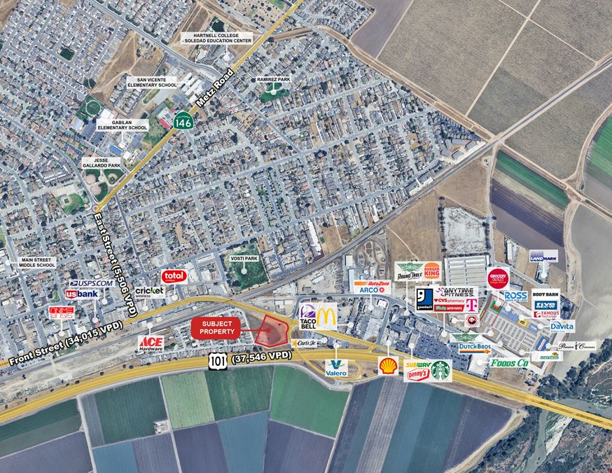 Premier Retail Pad  Commercial Pad at Soledad’s Hwy 101 Interchange