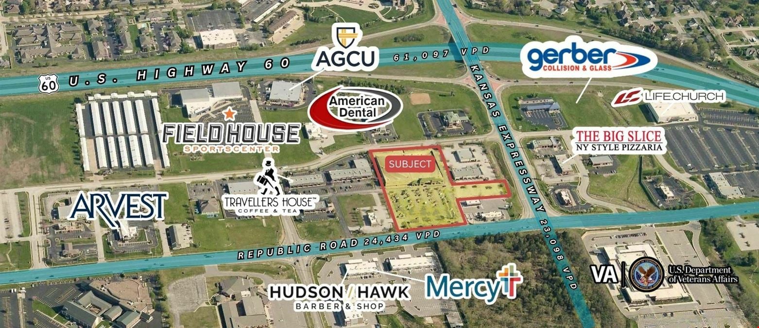 LARGE RETAIL BUILDING FOR SALE OR LEASE IN SOUTHWEST SPRINGFIELD