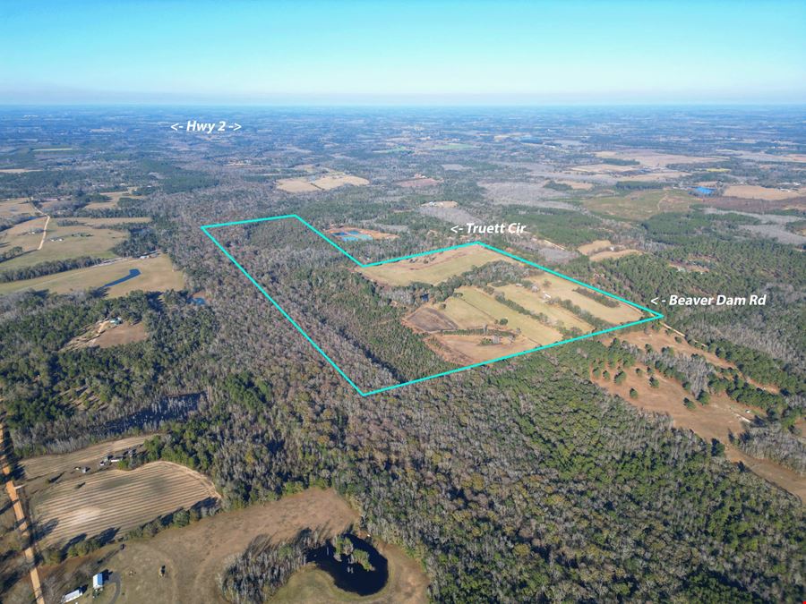 Secluded 240-Acre Cattle Farm in NE Holmes County, FL with Creek, Hunting Opportunities & Nearby Amenities