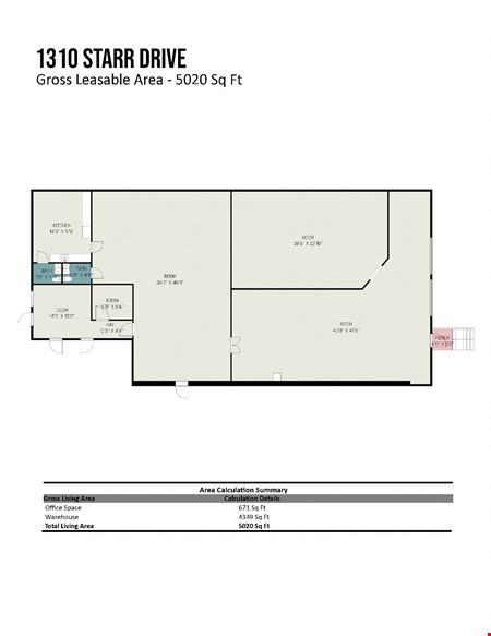 Preview of Industrial space for Sale at 1310 Starr Dr