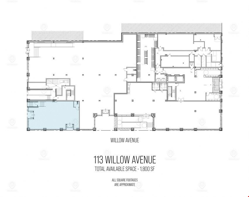 1,800 SF | 113 Willow Avenue | Brand New Development | Retail Space for Lease