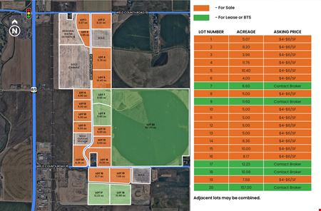 Preview of VacantLand space for Sale at SWQ Hwy 85 & WCR 18
