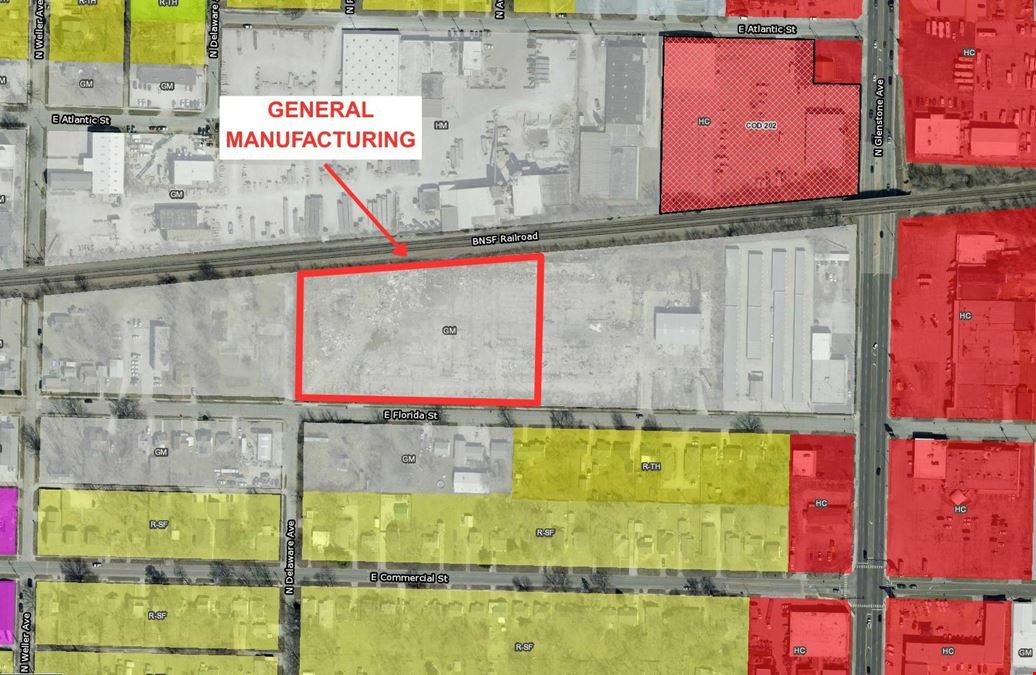 4 Industrial Acres of Land For Sale in Northeast Springfield