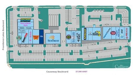 Preview of Retail space for Rent at 10945-11029 Causeway Boulevard