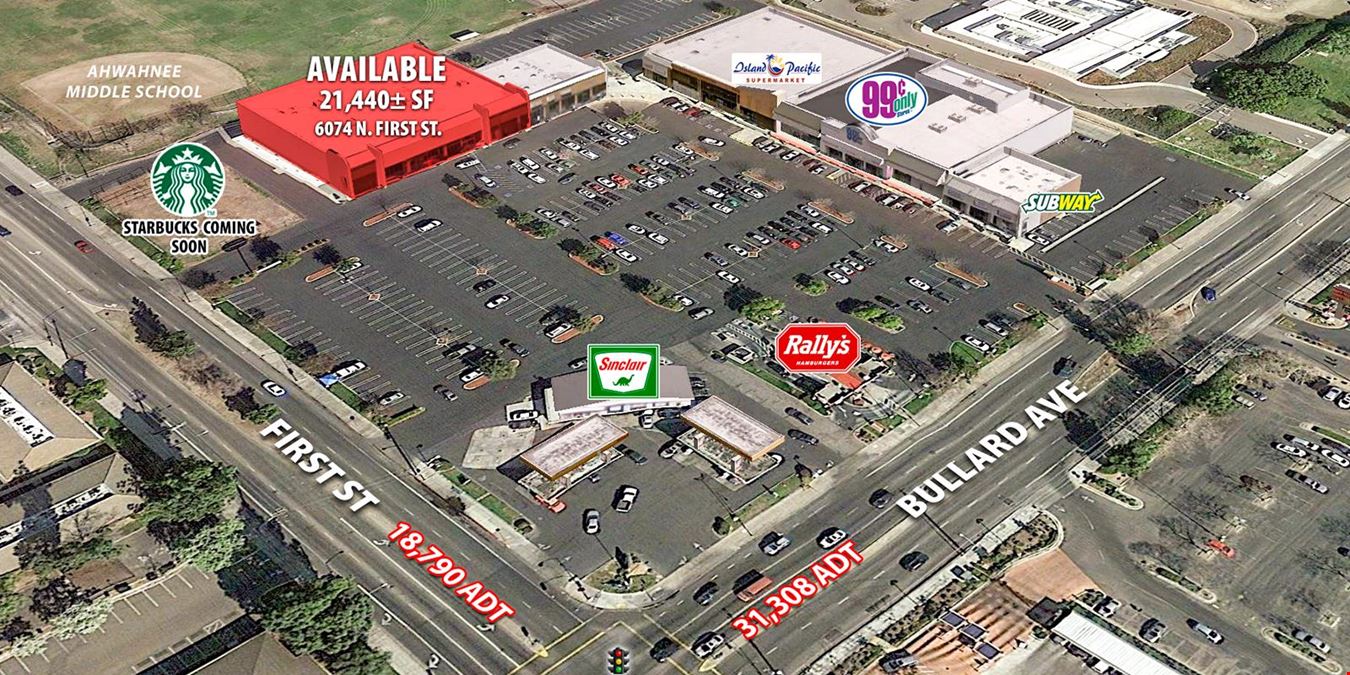21,440± SF Anchor Space For Lease