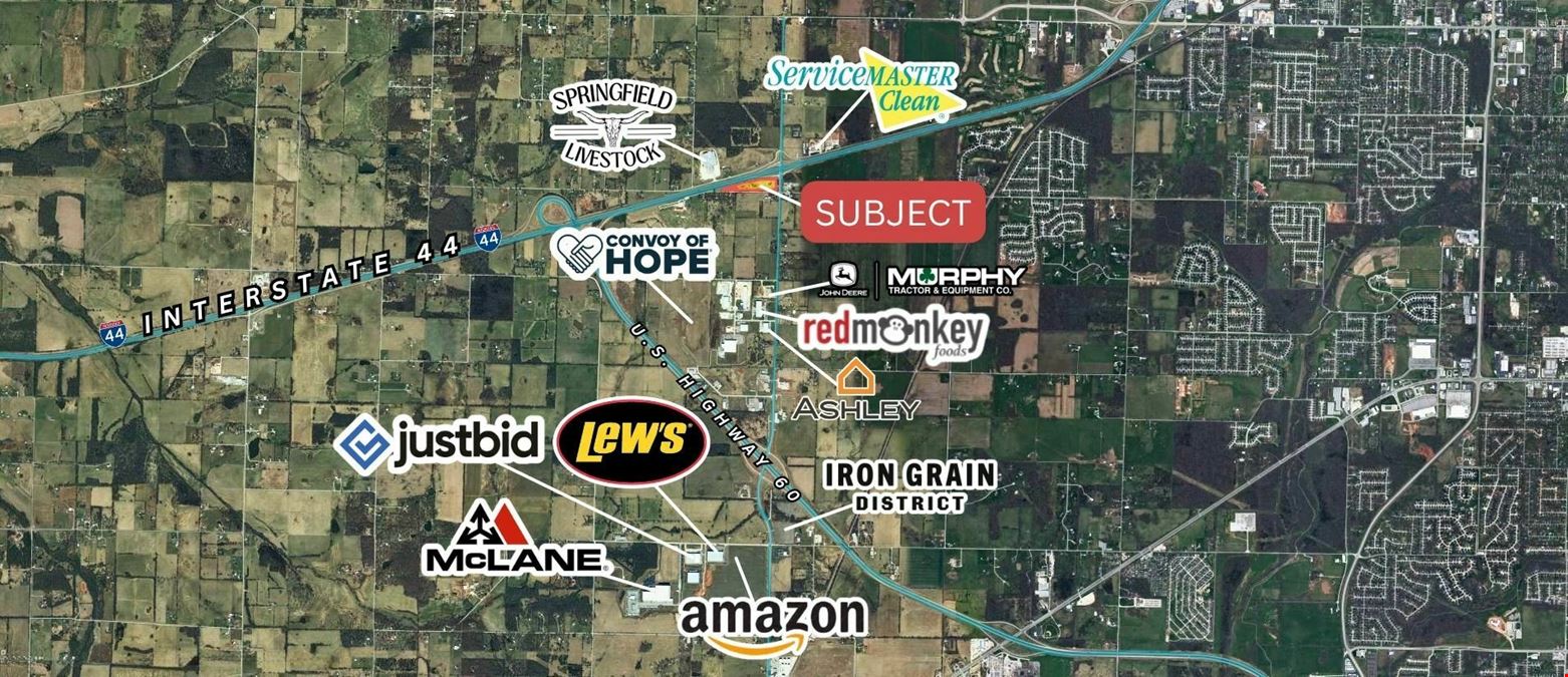 ±11.8 ACRE DEVELOPMENT SITE ON I-44 & HWY MM