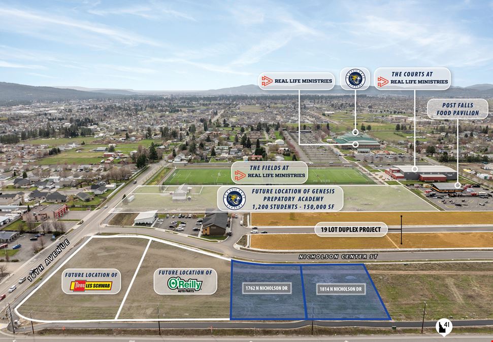 16th Ave & Hwy 41 Land