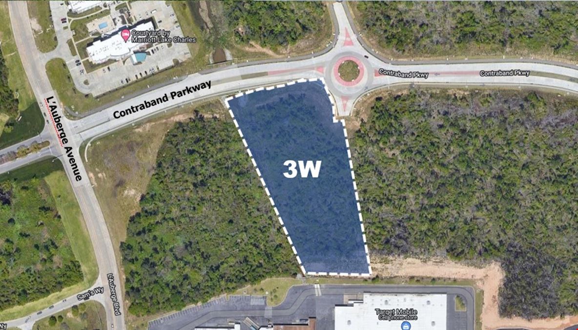 3.85 Acres on Contraband Parkway at Traffic Circle