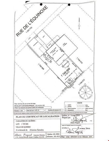 Preview of VacantLand space for Sale at 1415 Rue de l'Équinoxe