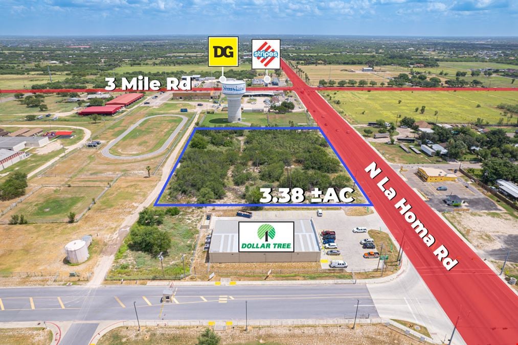 Prime 3.38 AC Commercial Pad Site on La Homa Rd